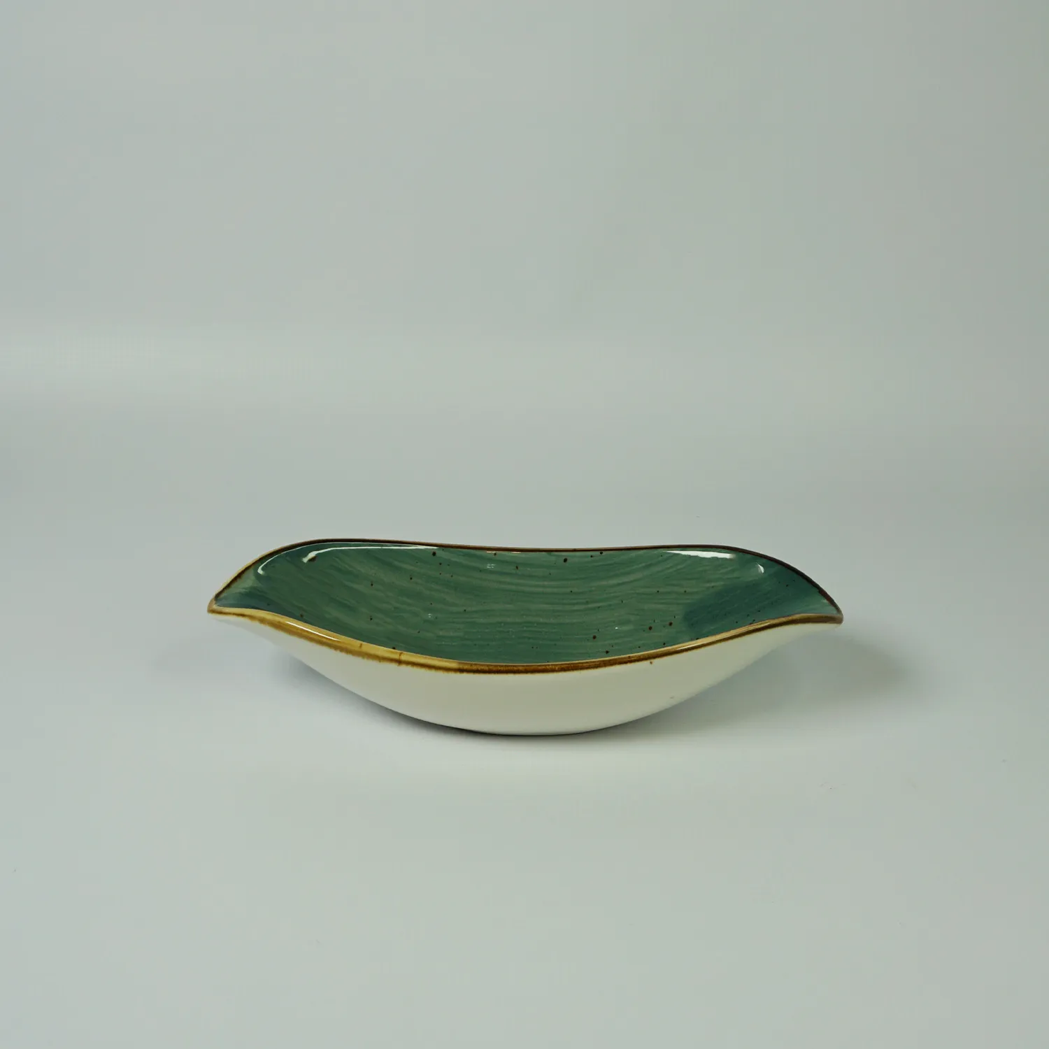 Small Green Oval Bowl