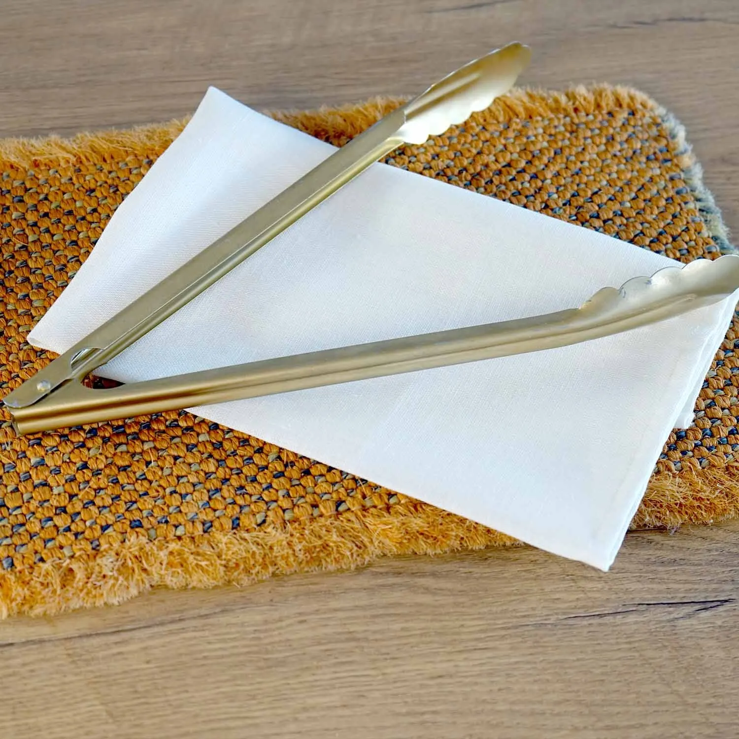 Short Gold Tongs