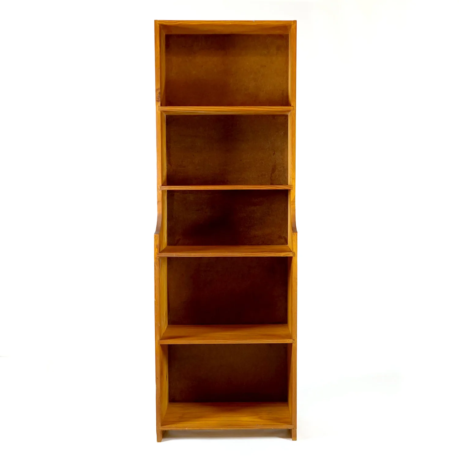 Narrow Wooden Bookshelf