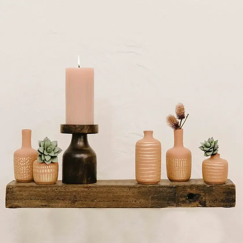 Terracotta Bud Vase
