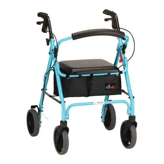 Nova Zoom 18 Rolling Walker - Sky Blue