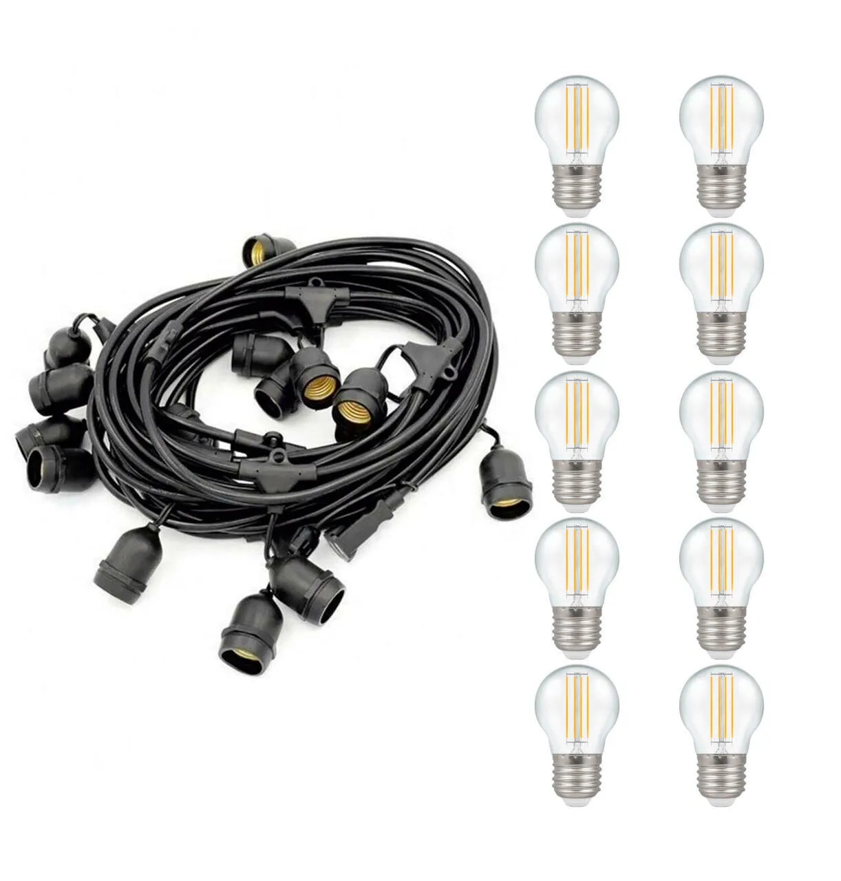 10m Festoon Warm White