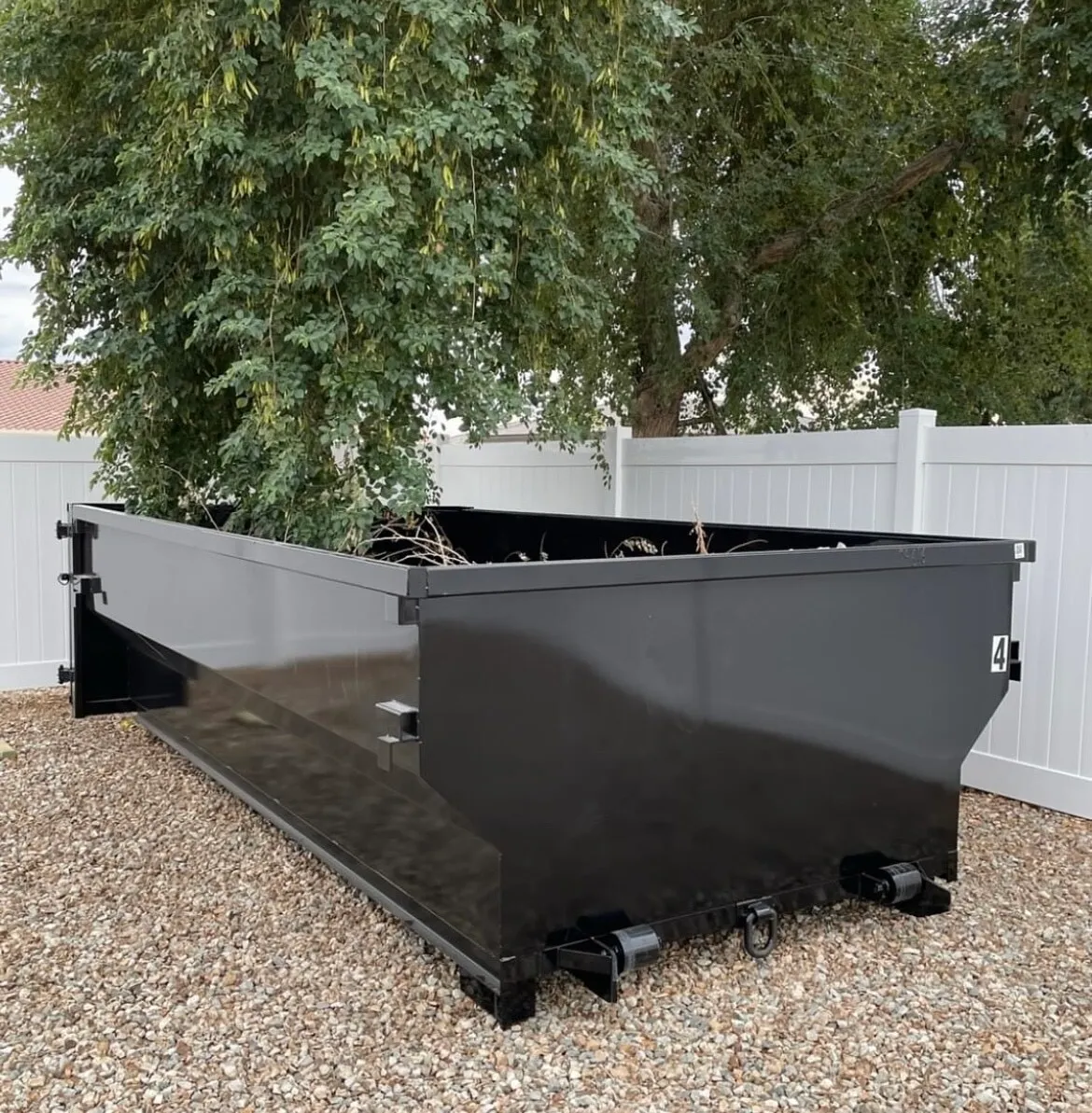 10 cubic yard dumpster