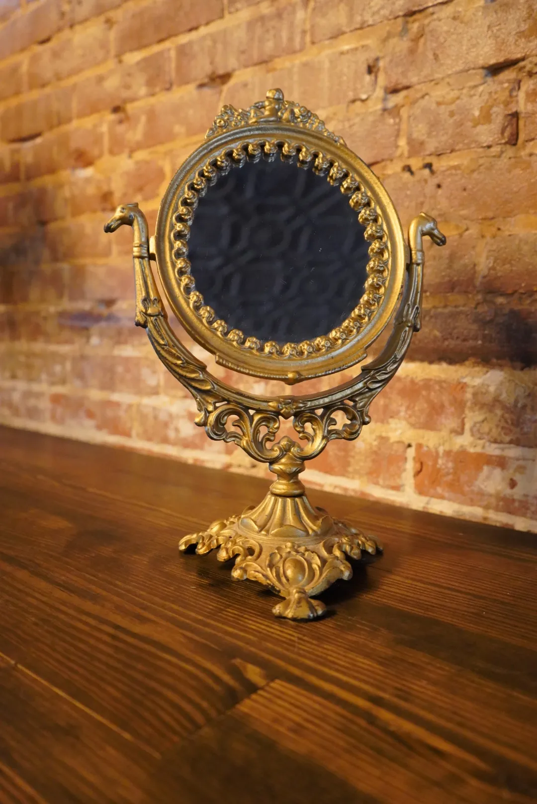 The Laverne: Ornate Pedestal Mirror