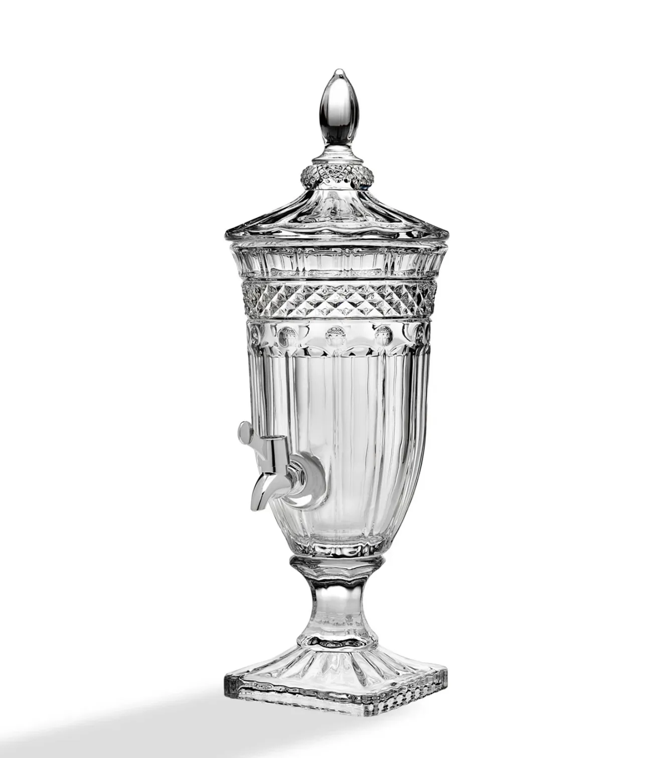 The Brandon: 72oz Crystal Cut-Glass Beverage Dispenser