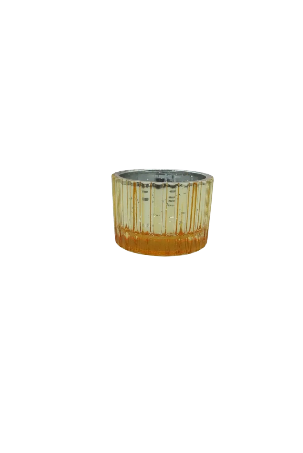 The Teagan: Petite Gold Fluted Votive
