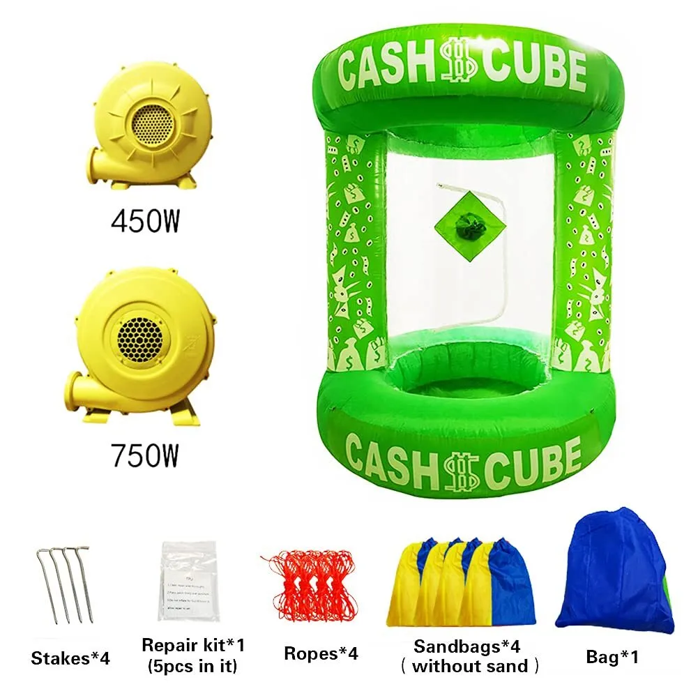 Inflatable Cash Cube Take Action Events and Party Rentals