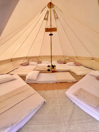 Bell tent beds 2025