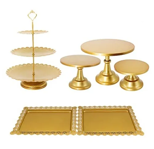 Support Gateau or (6 morceaux)