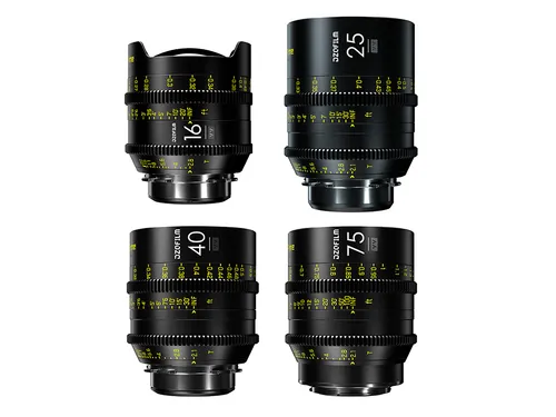 Комплект объективов DZOFilm VESPID 16, 25, 40, 75 Full-Frame (PL Mount)