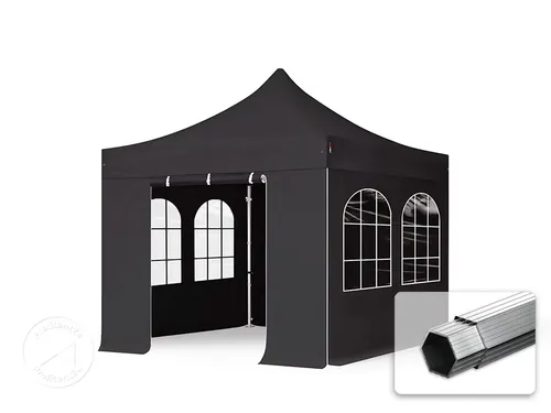 Easyup (party) tent 6x3 Zwart