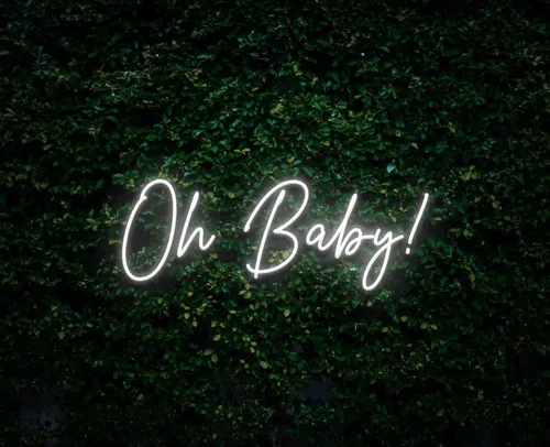 Oh Baby Neon Light