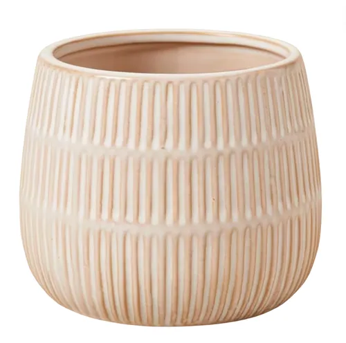 Mini Apricot Stripe Pot