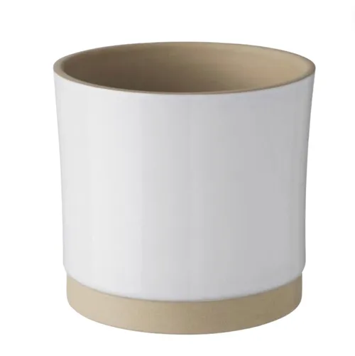 White Shiny Pot Small