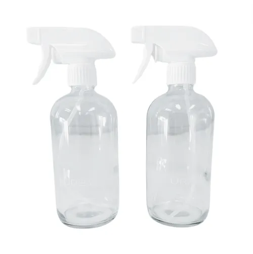 Clear Glass Spray Bottle