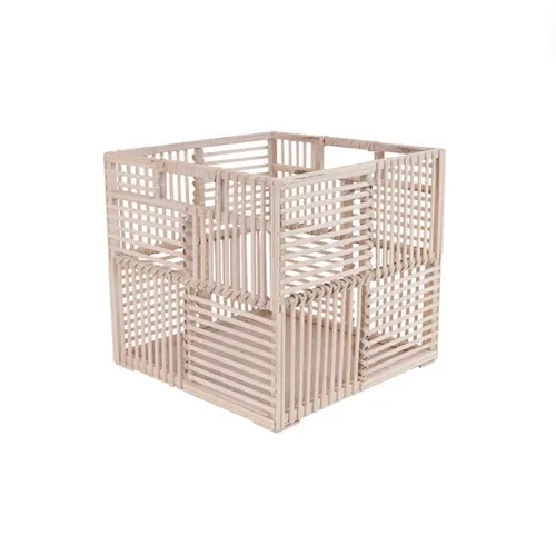 Hard Cane Square Basket