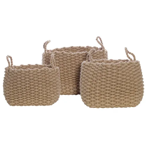 Jute Rope Oval Basket
