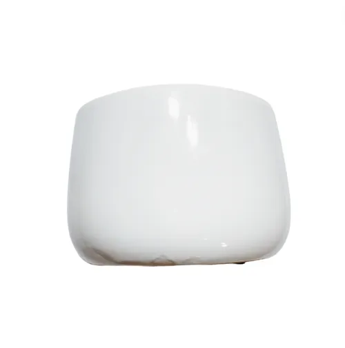 White Ceramic Plain Pot