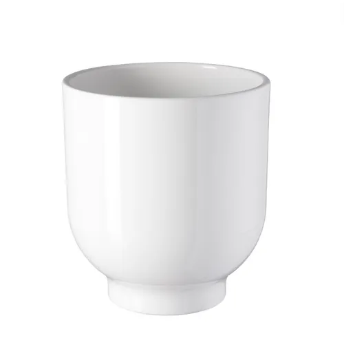 White Ceramic Gloss Pot X-Small