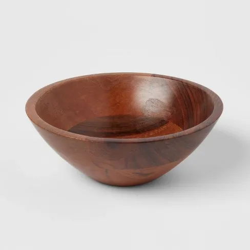 Small Wood Serving Bowl 