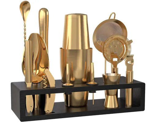 Gold Bartender Set