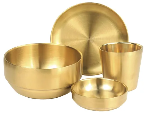 Gold Dish Set