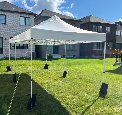 10x20 PORTABLE POP UP CANOPY TENT - WHITE (Delivery & Setup Included - upto 10km)