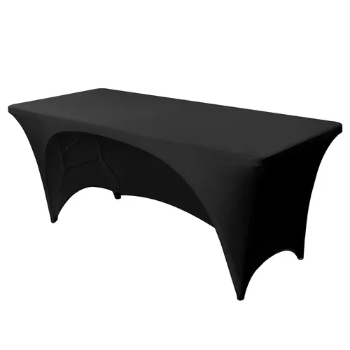 Black fitted table cloths