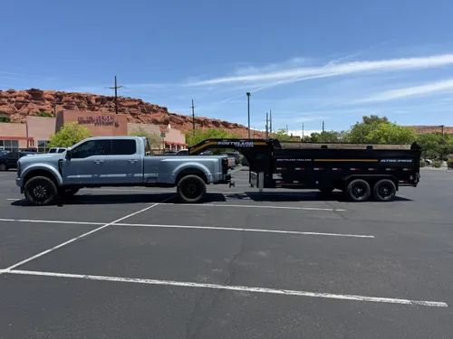 16' Gooseneck Dump Trailer GVWR 24,000 Lbs