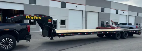 35' BigTex Gooseneck deceiver with monster ramps