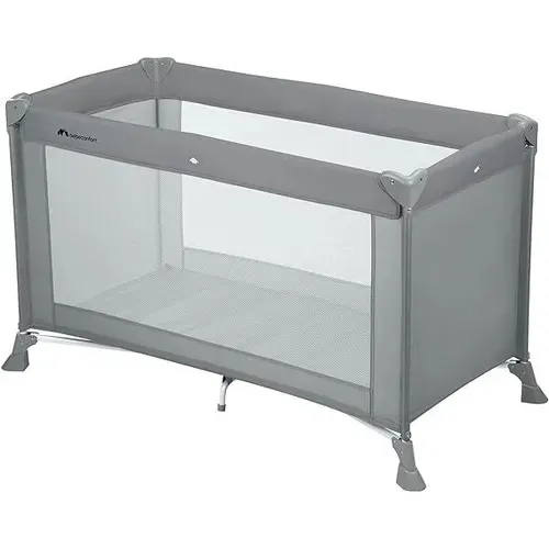 Bebe confort baby crib, soft dreams, grey, without mattress