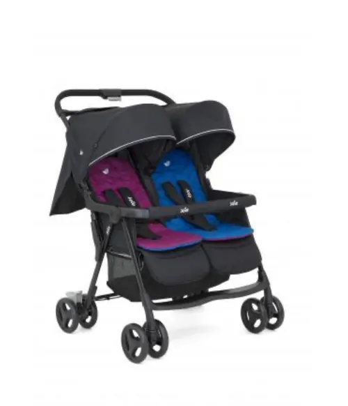 Joie twin stroller aire, black