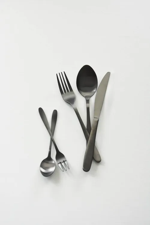 Zwart bestek - vork