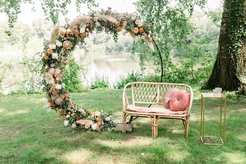 Backdrop - rond - zwart