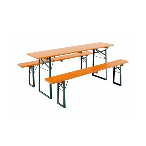LES Picnic Table & Bench Set - Table Width 80 cm
