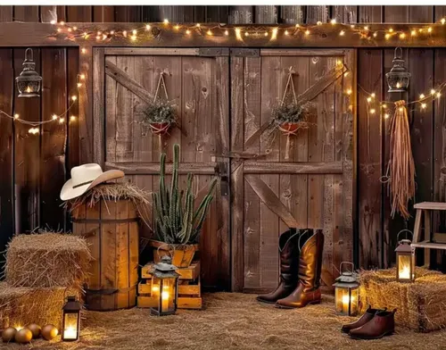 Western theme backdrops