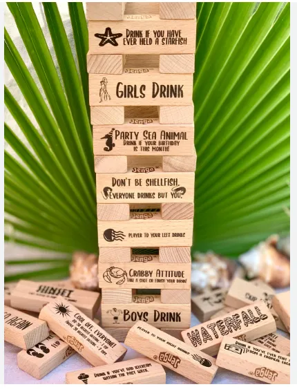 GIANT Jenga Drinking Version (Rental)*