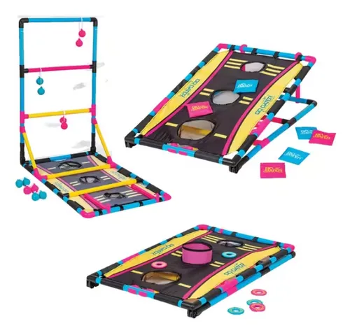 3-in-1 Game Trio- Ladder Ball, Washer Toss, Bean Bag Toss (Rental)*