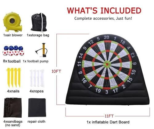 GIANT Kick 'N Stick Soccer (Inflatable) (Rental) Over 6' tall*