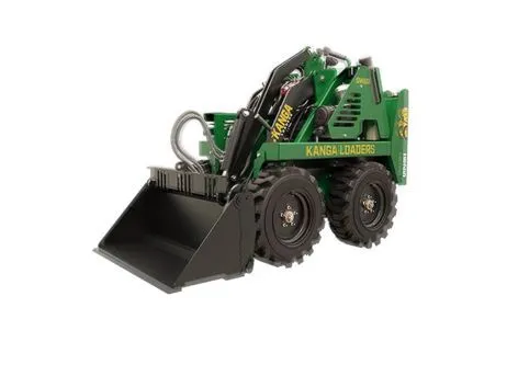 Skid steer mini loader with choice of bucket