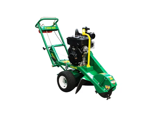 Stump grinder pivot over centre