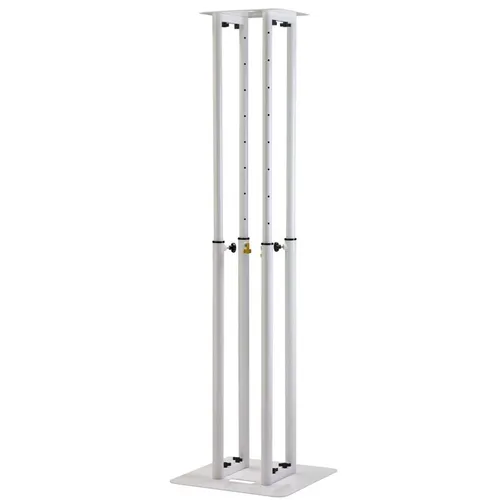 Totem télescopique de 1 m à 1,8 m + Spandex + Housses lycra Blanche