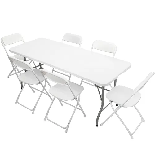 6ft Table and Chairs
