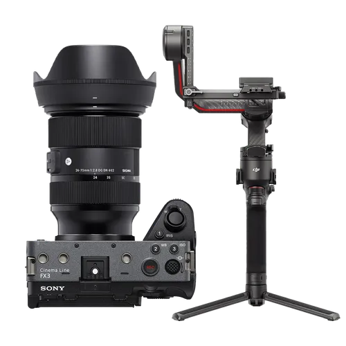 Sony FX3 + 24-70mm Lens + DJI RS3 Pro