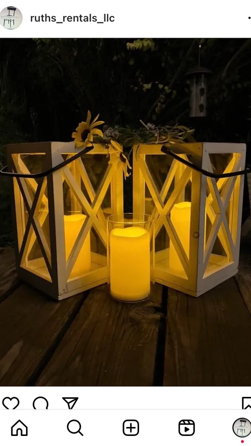 Farm style candle holder set