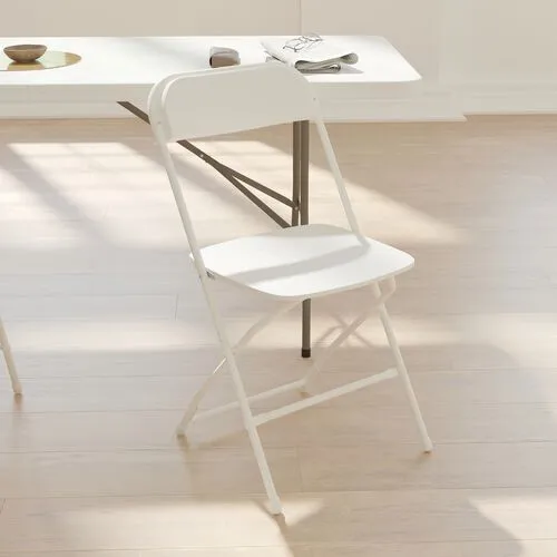 Chair - Plastic Folding - White