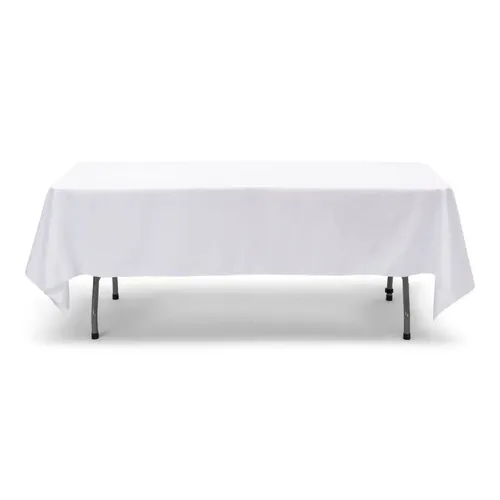 Tablecloth/Linen - Rectangular - White - 60 in x 102 in