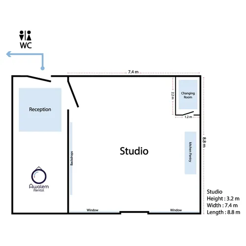 Studio Rental (Professional Package)