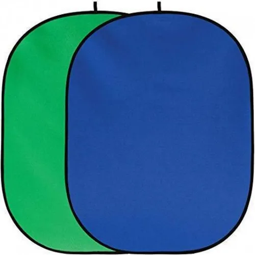 Visico 2 in 1 Green/Blue Foldable Screen - 150x220cm