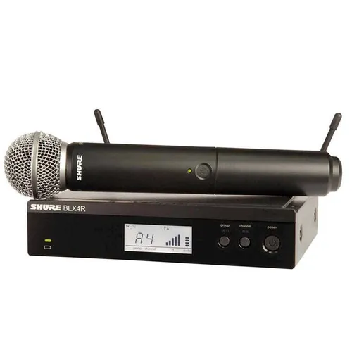 SHURE BLX 4R Wireless Rack System with SM58 mic